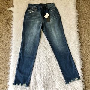 Blue Revival piper high rise straight leg jeans 26